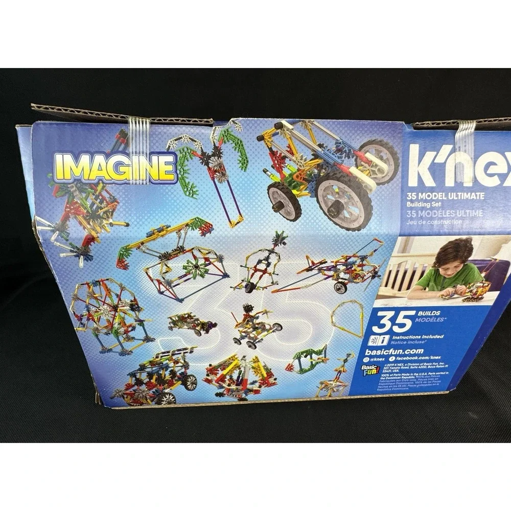 K'NEX Imagine 35 Model Building Set 480 Piece New In Package